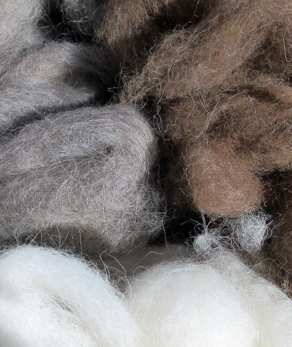 Navajo-Churro Roving Gray
