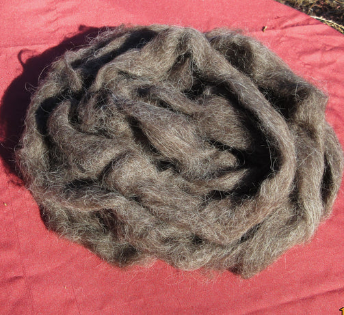 Dark Brown Navajo Churro Roving