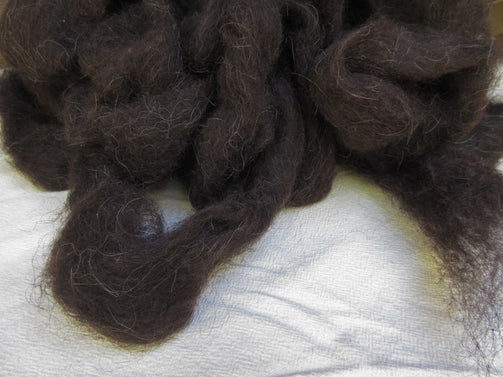 Navajo-Churro Roving - Black color
